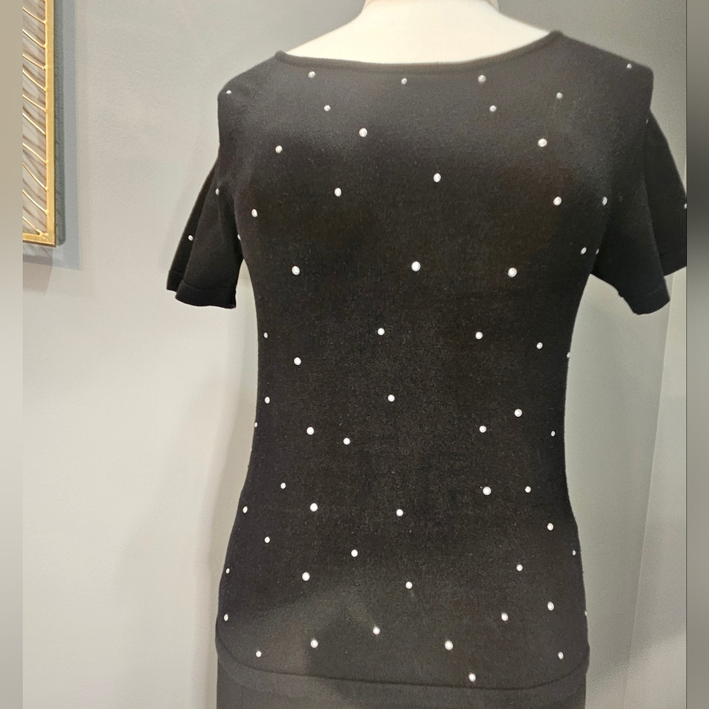 Josephine Chause Ladies Black Sweater - Picture 2 of 4